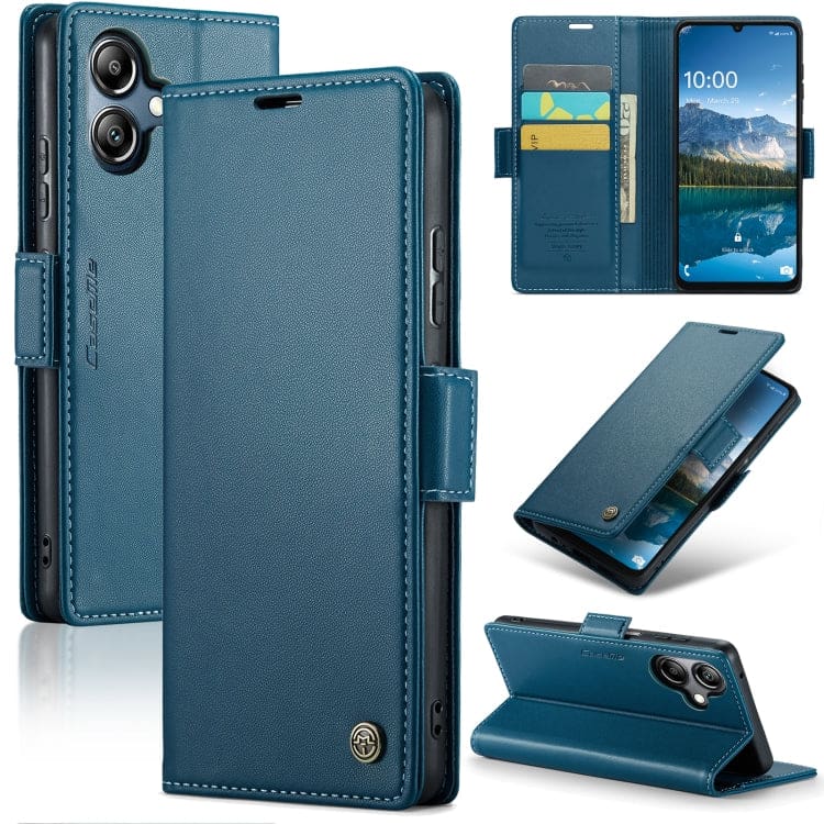 Samsung Galaxy A06/A07 4G CaseMe 023 Wallet Flip Cover, RFID Protection, Card Holder - Image 10