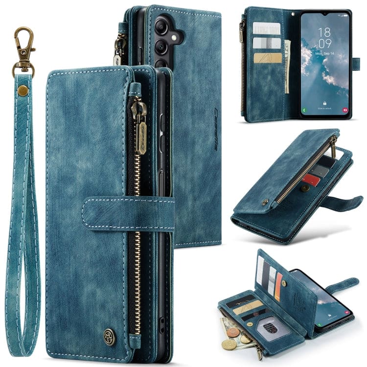 Samsung Galaxy A14 CaseMe C30 Multifunction Wallet, Zip Pocket, 7 Card Slots - Image 8