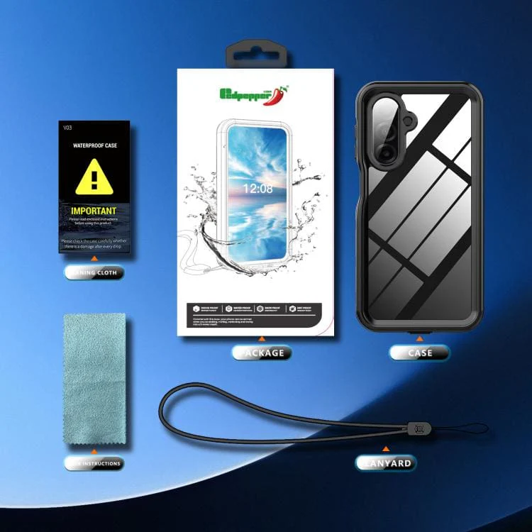 Samsung Galaxy A17 RedPepper Waterproof Cover with Screen Protection, Fully Enclosed - Image 13