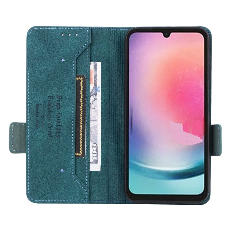 Samsung Galaxy A25 5G Clasp Wallet Flip Cover, Card Holder - Image 4