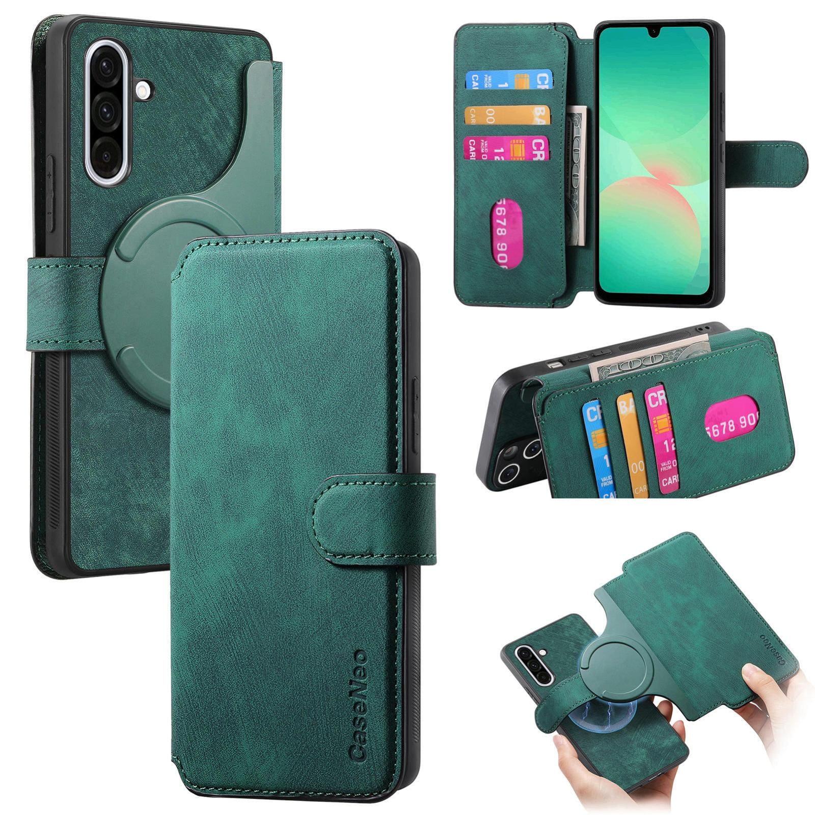 Samsung Galaxy A26 5G CaseNeo MW-03 2-in-1 Detachable Flip Cover Wallet - Image 2