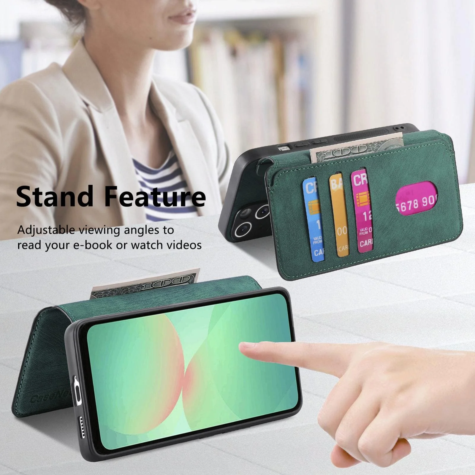 Samsung Galaxy A26 5G CaseNeo MW-03 2-in-1 Detachable Flip Cover Wallet - Image 6