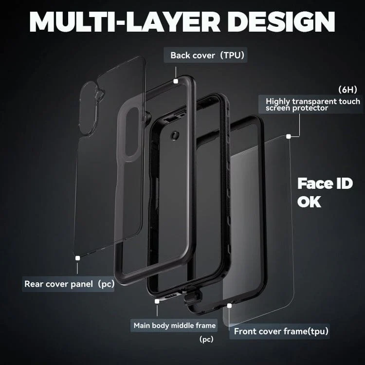 Samsung Galaxy A26 RedPepper Waterproof Cover with Screen Protection, Fully Enclosed - Image 4