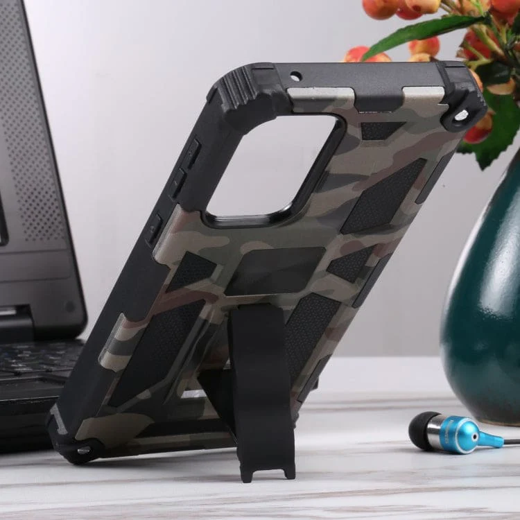 Samsung Galaxy A33 5G - Shockproof Camo Folding Stand Rugged Cover, Fold Away Stand - Image 6