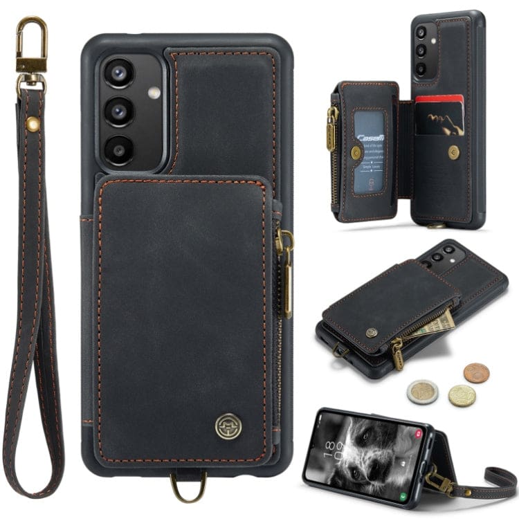 Samsung Galaxy A34 CaseMe C20 Rear Wallet Cover, Card Slots, RFID Blocking - Image 8