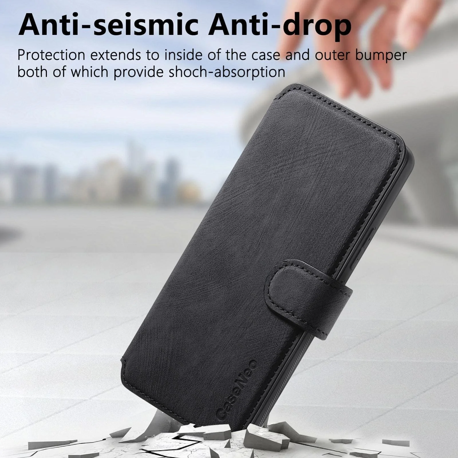 Samsung Galaxy A36 5G CaseNeo MW-03 2-in-1 Detachable Flip Cover Wallet - Image 5