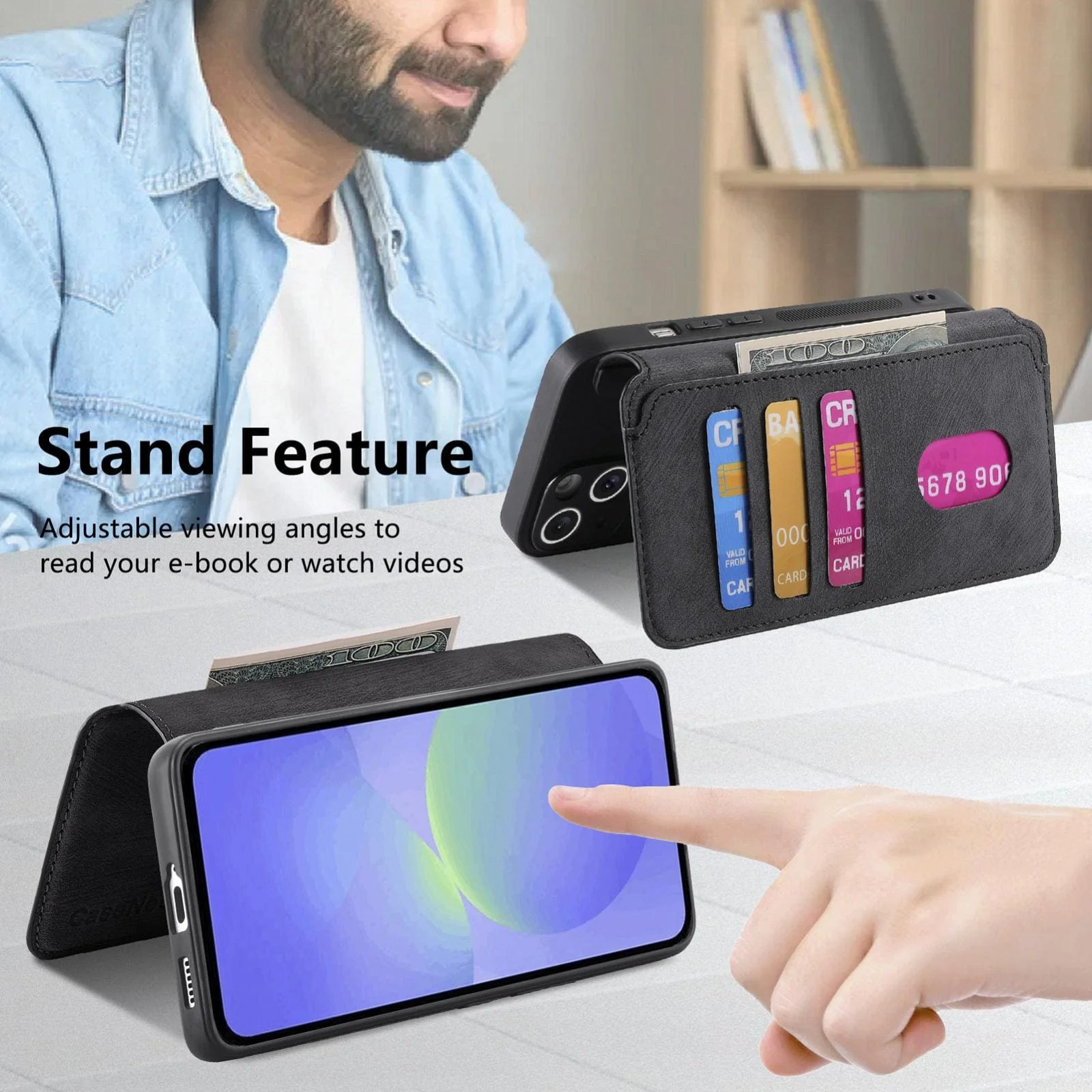 Samsung Galaxy A36 5G CaseNeo MW-03 2-in-1 Detachable Flip Cover Wallet - Image 6