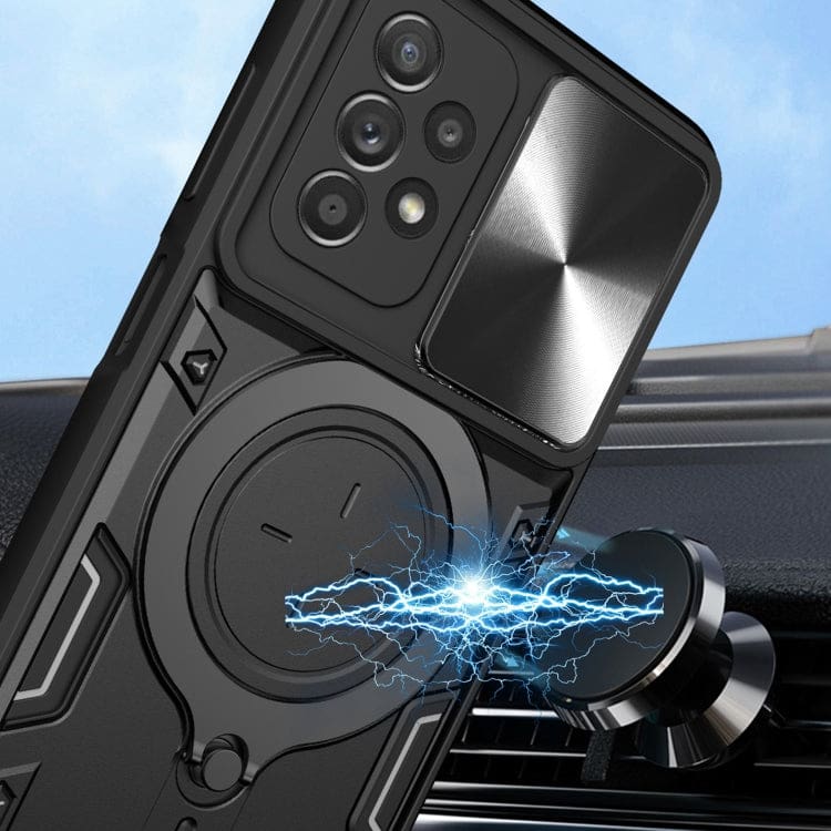 Samsung Galaxy A52 / A52s Hybrid Camera Shield Rugged Ring Protective Cover - Image 3
