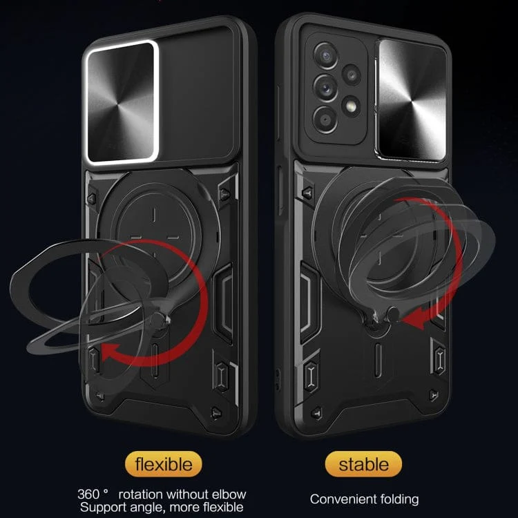 Samsung Galaxy A52 / A52s Hybrid Camera Shield Rugged Ring Protective Cover - Image 4