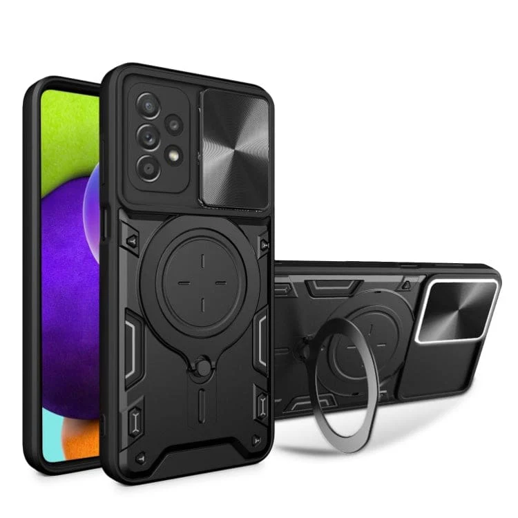 Samsung Galaxy A52 / A52s Hybrid Camera Shield Rugged Ring Protective Cover - Image 7