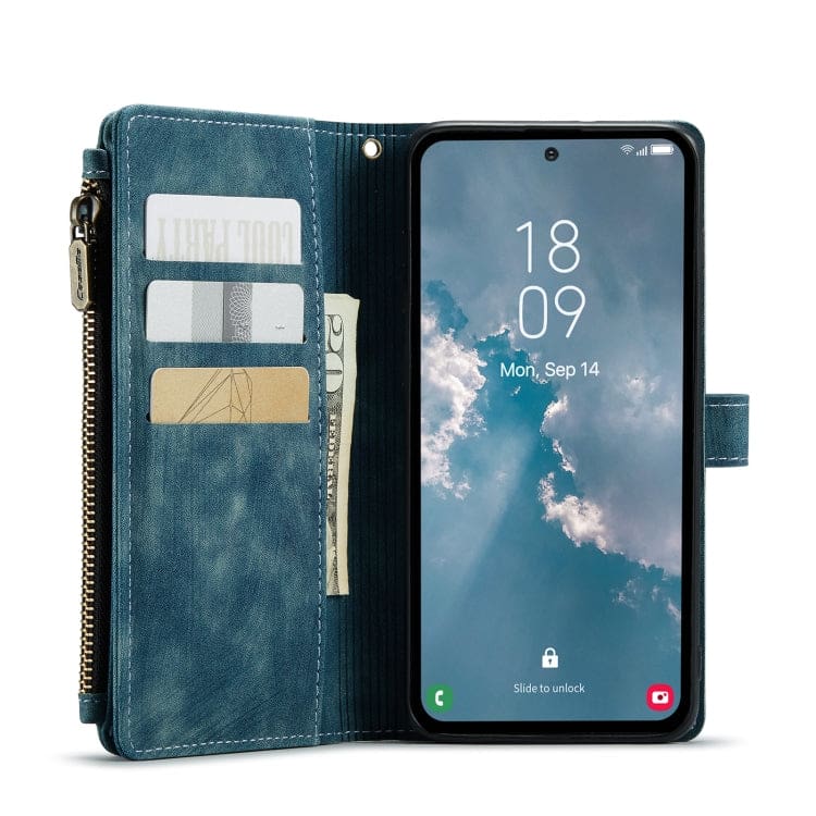 Samsung Galaxy A54 CaseMe C30 Multifunction Wallet, Zip Pocket, 7 Card Slots - Image 6