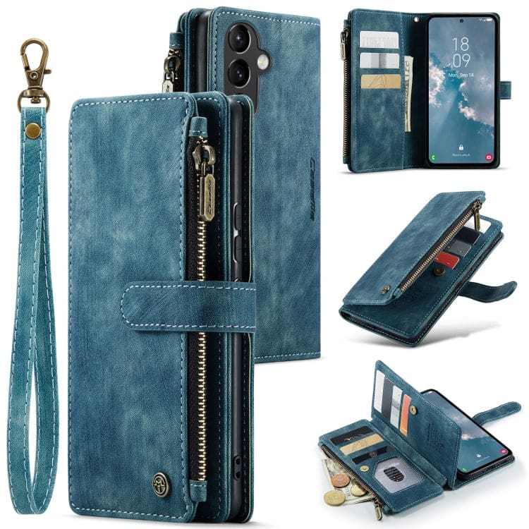 Samsung Galaxy A54 CaseMe C30 Multifunction Wallet, Zip Pocket, 7 Card Slots - Image 8