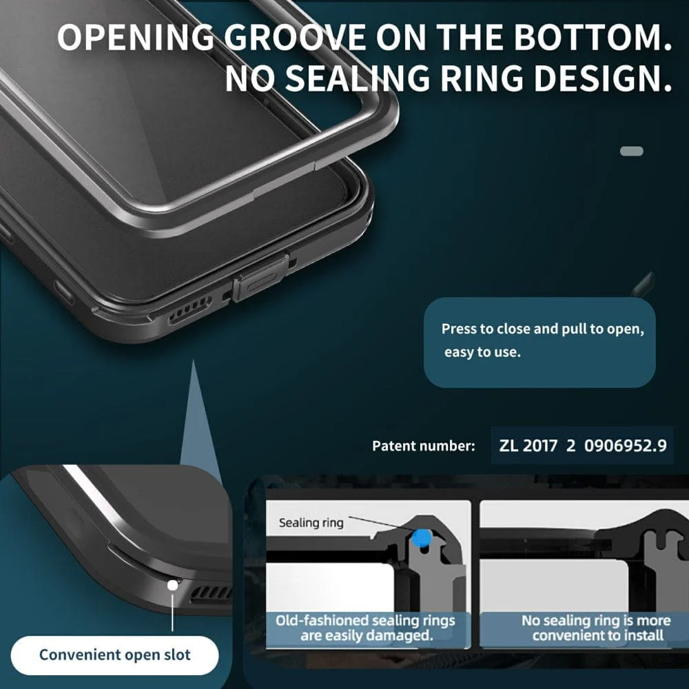 Samsung Galaxy A55 5G RedPepper 360 Case | IP68 Waterproof Full Cover with Screen Protector - Image 3