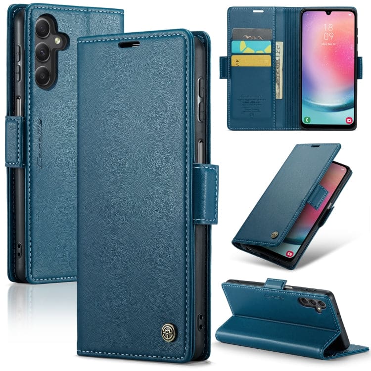 Samsung Galaxy A24 4G CaseMe 023 Wallet Flip Cover, RFID Protection, Card Holder - Image 9