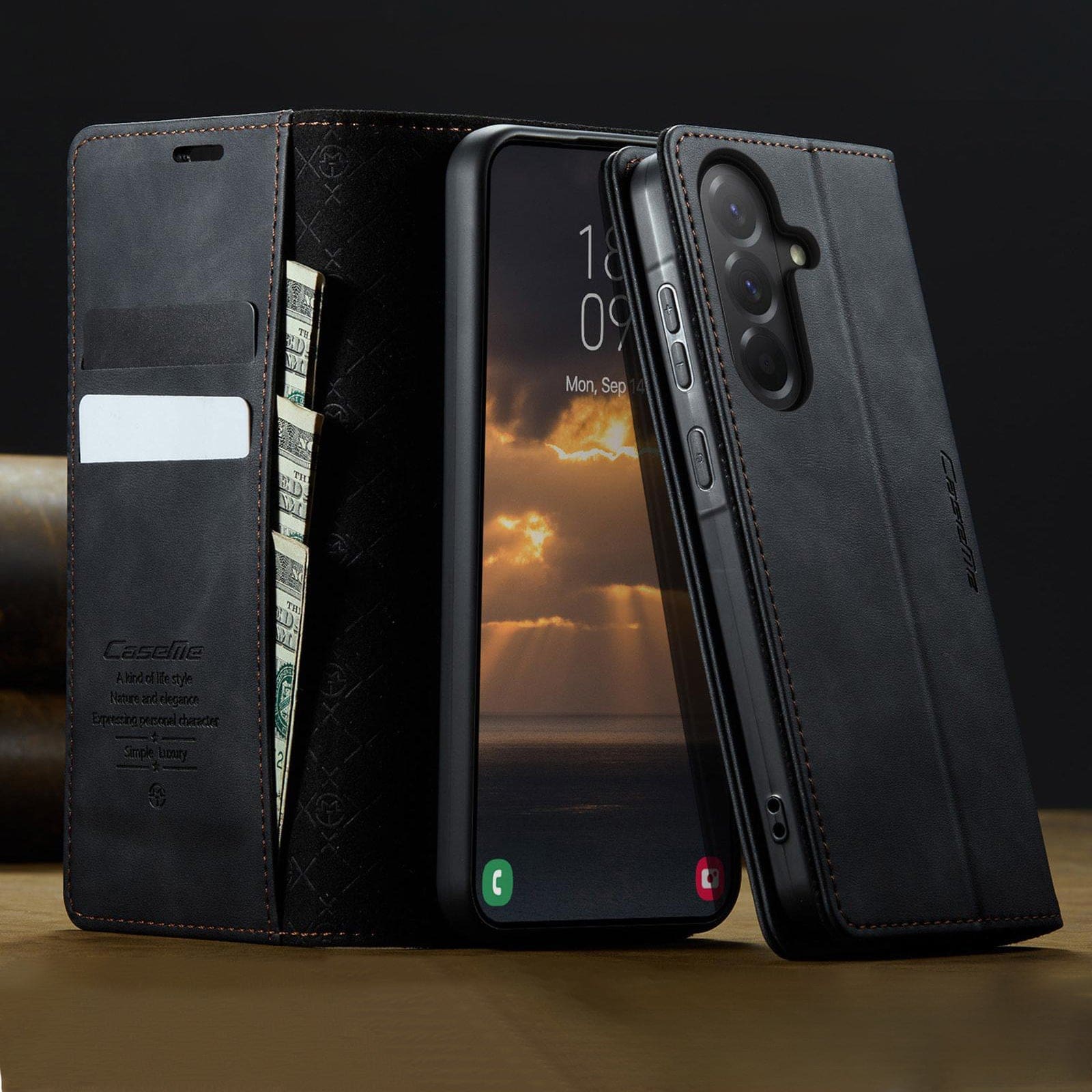 Samsung Galaxy A36 5G CaseMe 033 Wallet Flip Cover, RFID Protection, Card Holder - Image 10