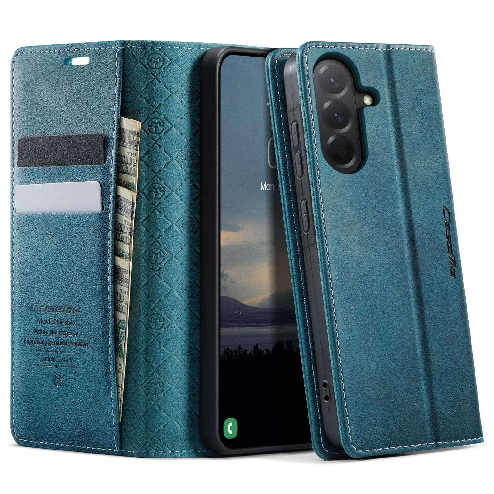 Samsung Galaxy A36 5G CaseMe 033 Wallet Flip Cover, RFID Protection, Card Holder - Image 15