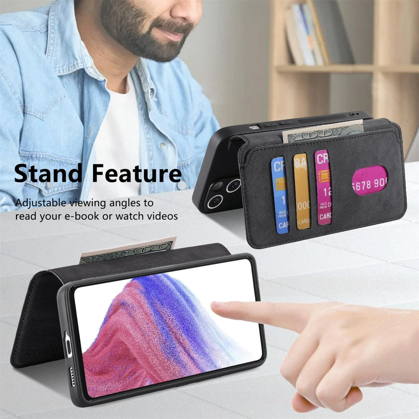 Samsung Galaxy A56 5G CaseNeo MW-03 2-in-1 Detachable Flip Cover Wallet - Image 5