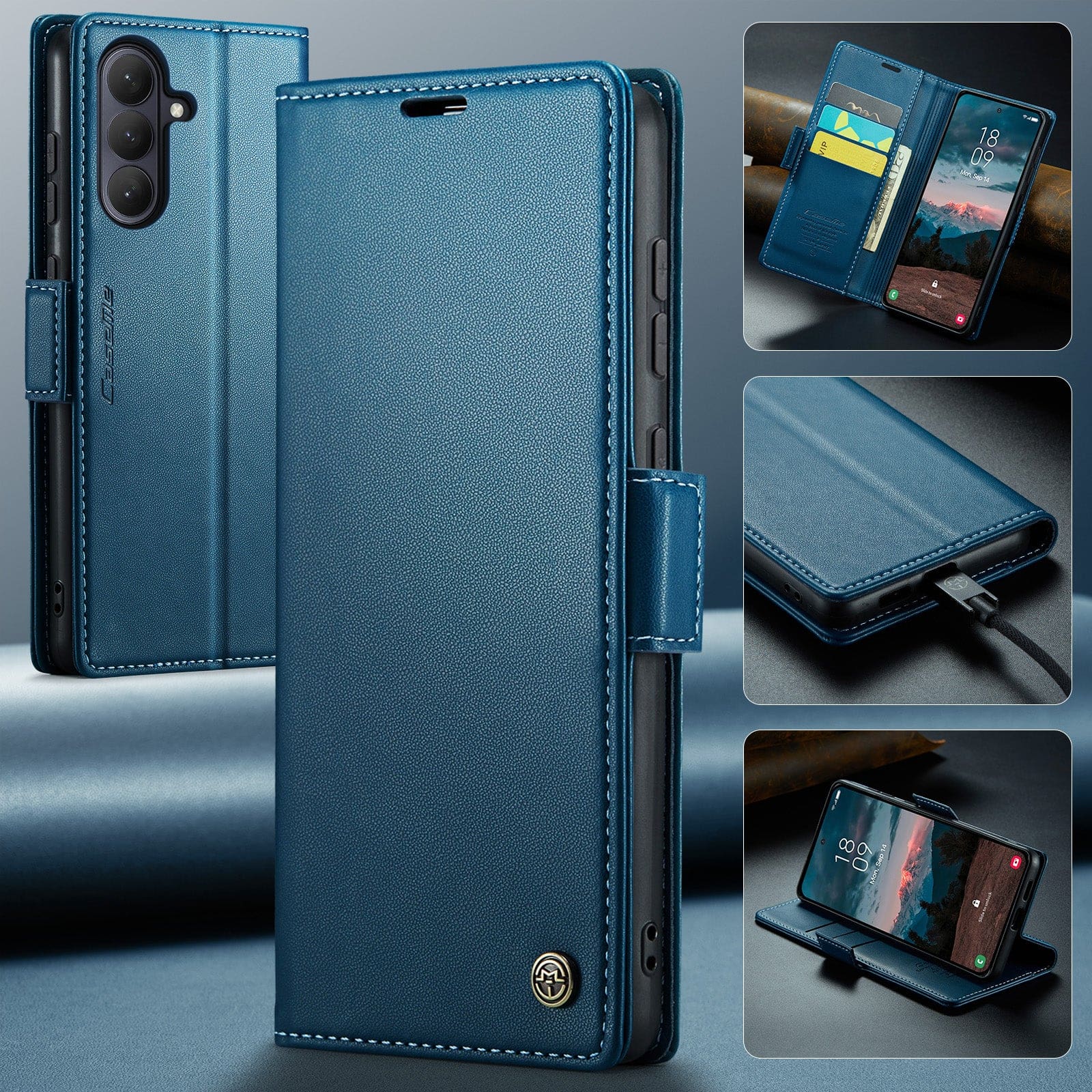 Samsung Galaxy A57 5G CaseMe 023 Samsung A57 5G RFID Shielded Wallet