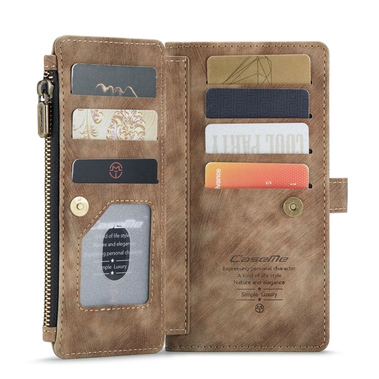 Samsung Galaxy A72 CaseMe C30 Multifunction Wallet, Zip Pocket, 7 Card Slots - Image 6