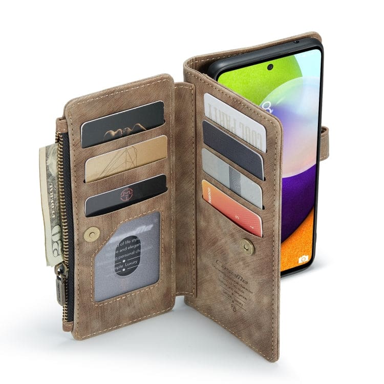 Samsung Galaxy A72 CaseMe C30 Multifunction Wallet, Zip Pocket, 7 Card Slots - Image 8