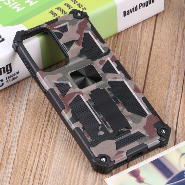 Samsung Galaxy A73 5G - Shockproof Camo Folding Stand Rugged Cover, Fold Away Stand - Image 2
