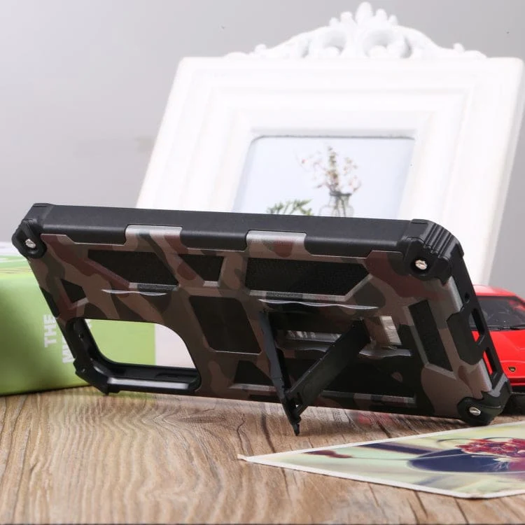 Samsung Galaxy A73 5G - Shockproof Camo Folding Stand Rugged Cover, Fold Away Stand - Image 5