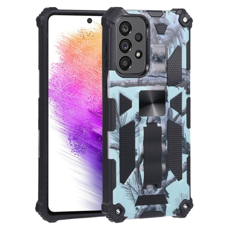Samsung Galaxy A73 5G - Shockproof Camo Folding Stand Rugged Cover, Fold Away Stand - Image 7