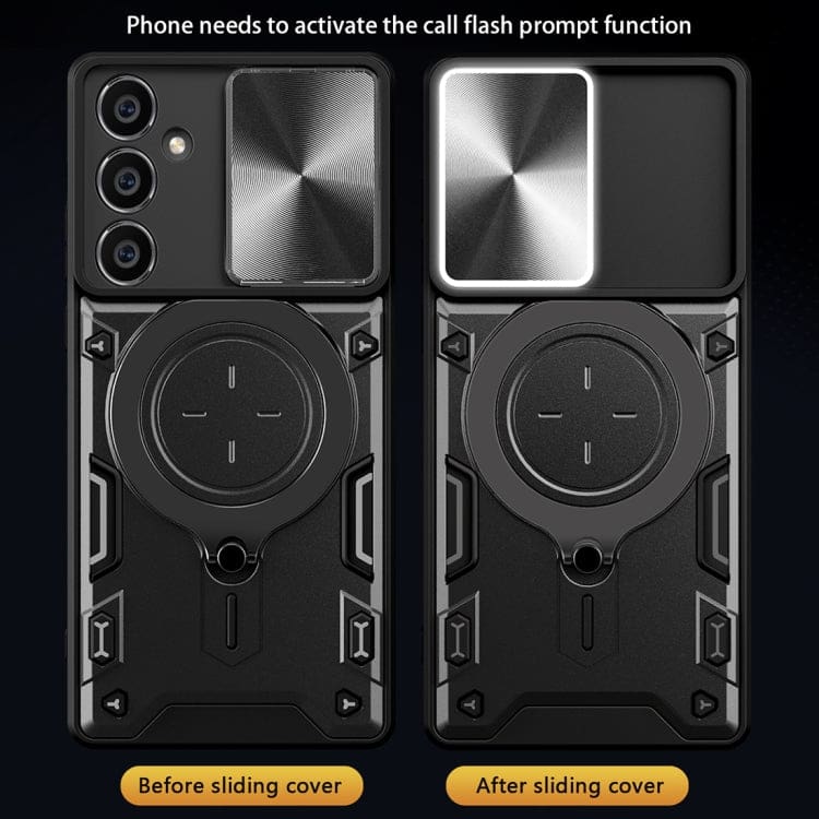 Samsung Galaxy S20 FE Hybrid Camera Shield Rugged Ring Protective Cover - Image 5