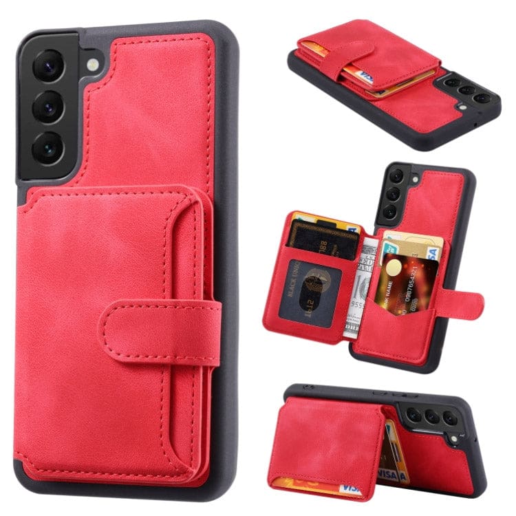 Samsung Galaxy S21 Deluxe Rear 5 Card Wallet Cover