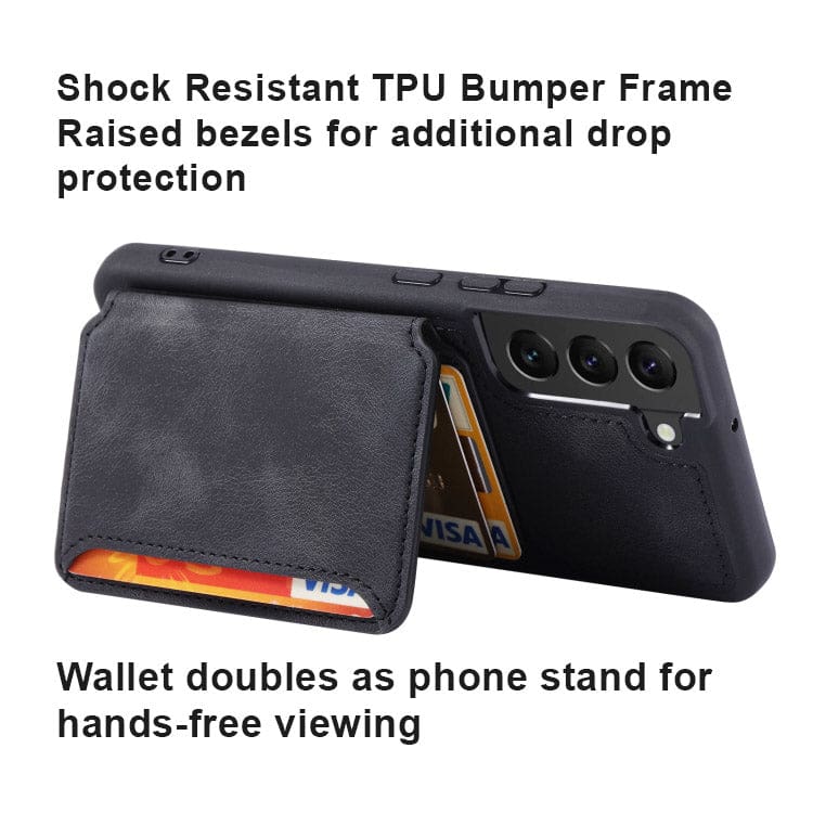 Samsung Galaxy S21 Deluxe Rear 5 Card Wallet Cover - Image 3