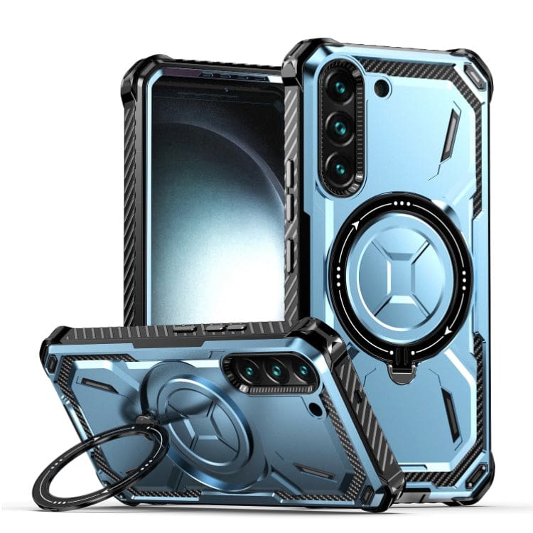 Samsung Galaxy S21+ Hybrid Rugged Magsafe Ring Protective Cover