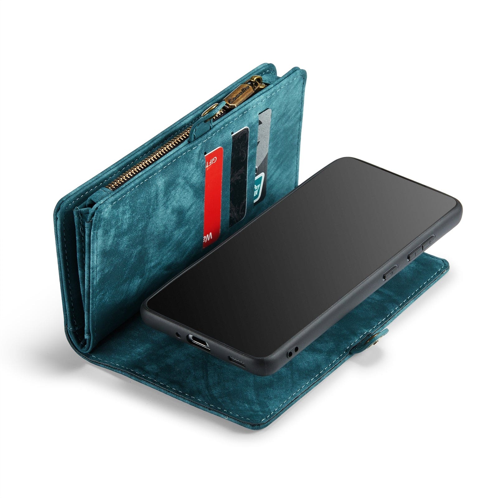 Samsung Galaxy S21 Ultra 5G CaseMe 008 2-In-1 Wallet with Detachable Cover, 8 Card Slots + Zip Pocket - Image 7