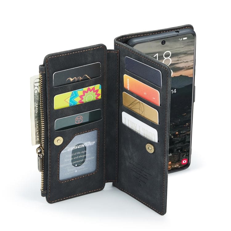 Samsung Galaxy S22+ 5G CaseMe C30 Multifunction Wallet, Zip Pocket, 7 Card Slots - Image 2
