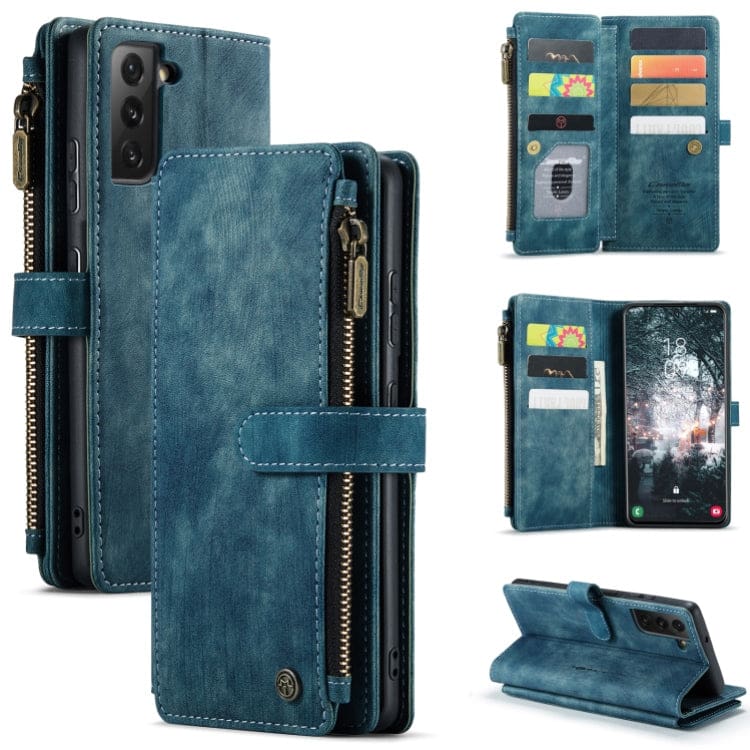 Samsung Galaxy S22+ 5G CaseMe C30 Multifunction Wallet, Zip Pocket, 7 Card Slots - Image 8