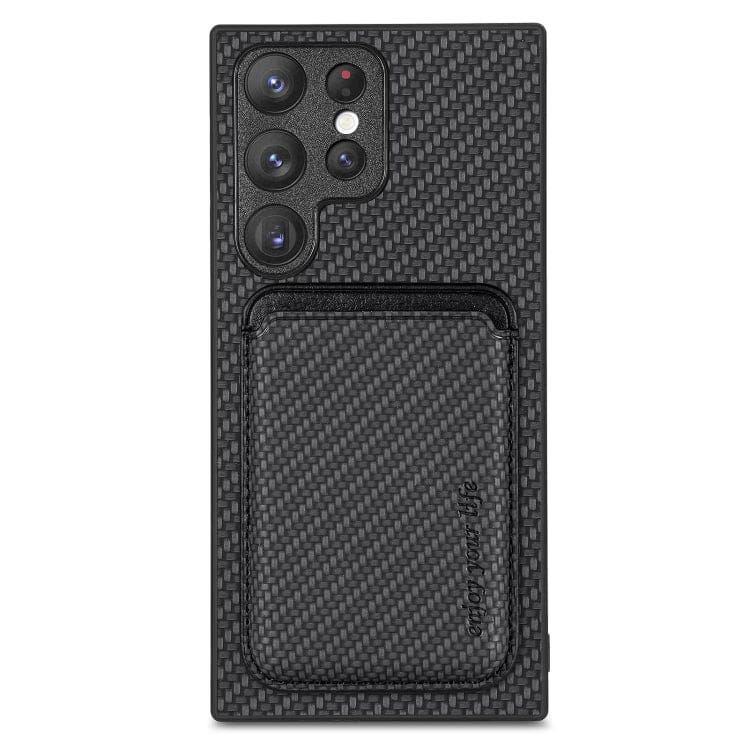 Samsung Galaxy S22 Carbon Magsafe Cover with Removable Card Wallet