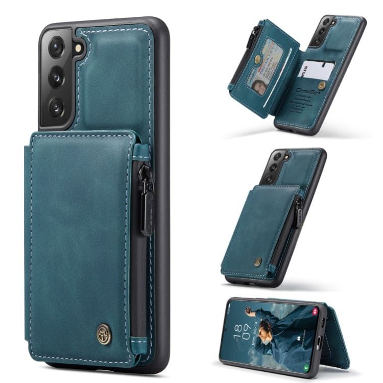 Samsung Galaxy S22 - CaseMe C20 Rear Zip Wallet Cover, Card Slots, RFID Blocking - Image 10
