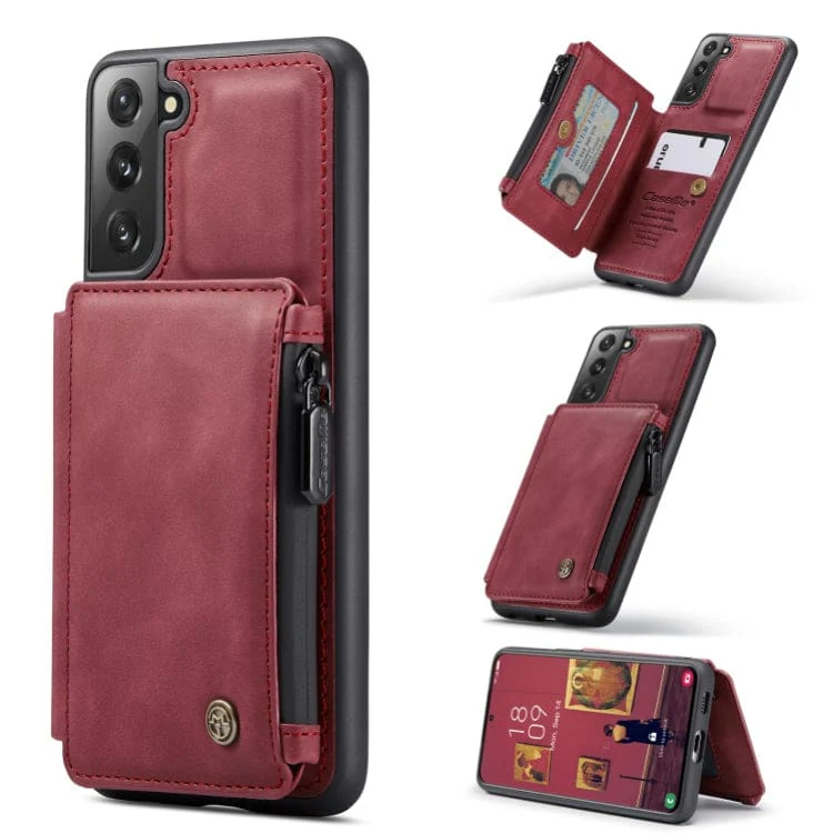 Samsung Galaxy S22 - CaseMe C20 Rear Zip Wallet Cover, Card Slots, RFID Blocking - Image 9