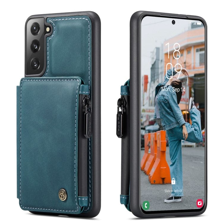 Samsung Galaxy S22+ - CaseMe C20 Rear Zip Wallet Cover, Card Slots, RFID Blocking - Image 3