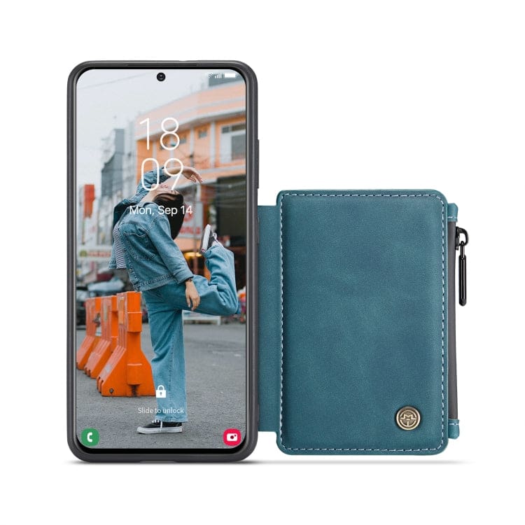 Samsung Galaxy S22+ - CaseMe C20 Rear Zip Wallet Cover, Card Slots, RFID Blocking - Image 4