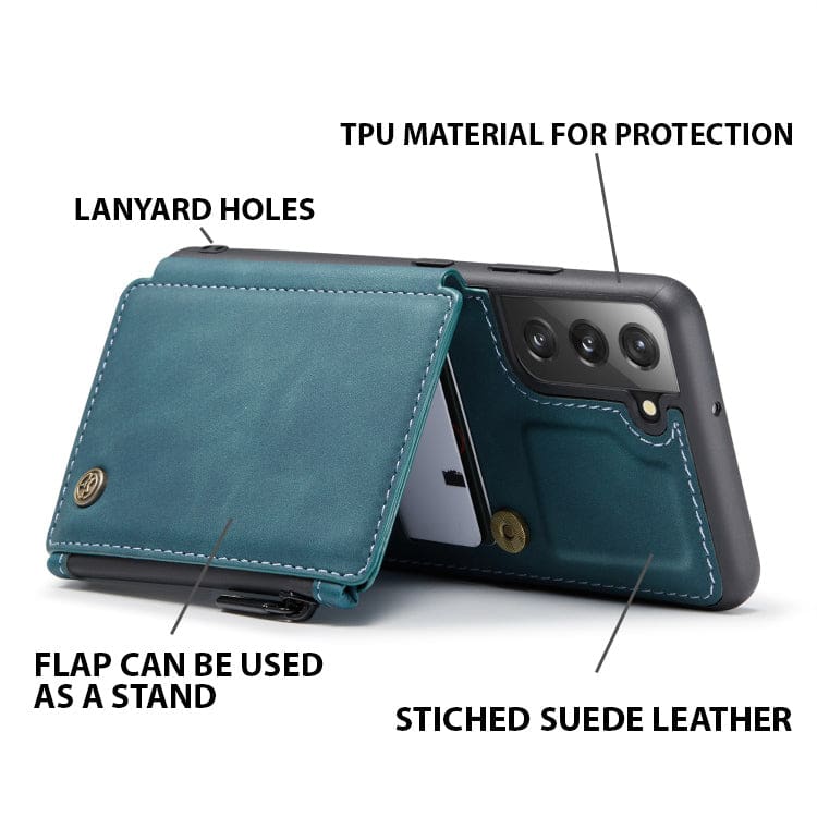 Samsung Galaxy S22+ - CaseMe C20 Rear Zip Wallet Cover, Card Slots, RFID Blocking - Image 7