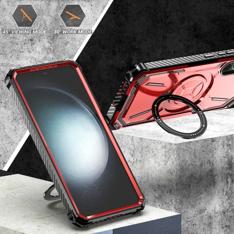 Samsung Galaxy S22+ Hybrid 2 Piece Rugged Magsafe Ring Protective Cover - Image 4