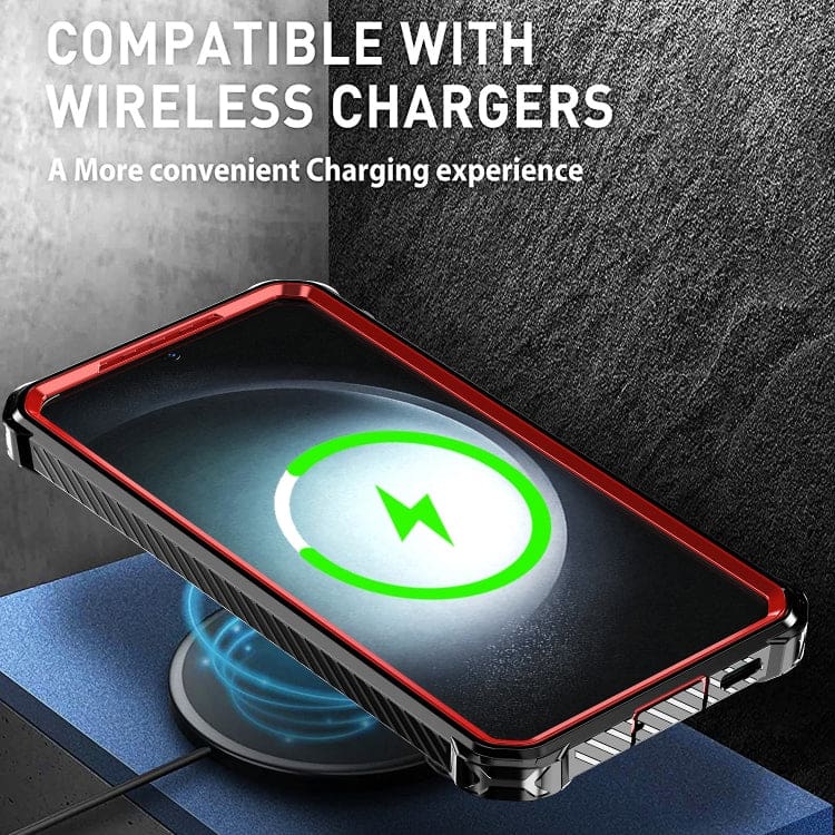 Samsung Galaxy S22+ Hybrid 2 Piece Rugged Magsafe Ring Protective Cover - Image 5