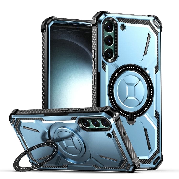 Samsung Galaxy S22+ Hybrid 2 Piece Rugged Magsafe Ring Protective Cover - Image 7