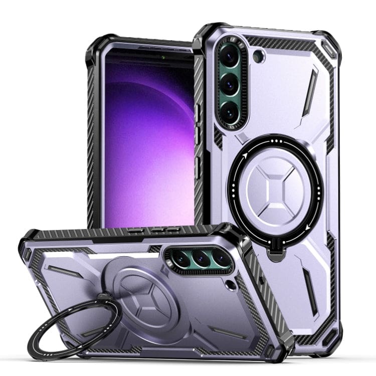 Samsung Galaxy S22+ Hybrid 2 Piece Rugged Magsafe Ring Protective Cover - Image 8