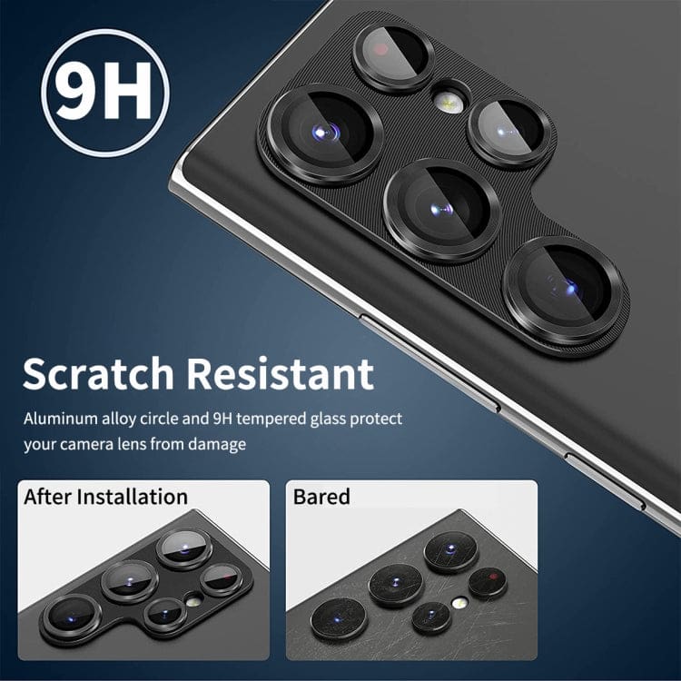 Samsung Galaxy S22 Ultra Camera Lens Guard | Enkay HD Lens Protection Cap - Image 3