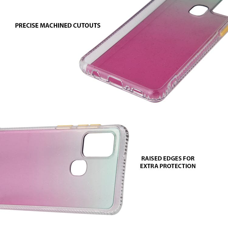 Samsung Galaxy S22 Ultra Red Marble Pattern TPU Cover - Image 3