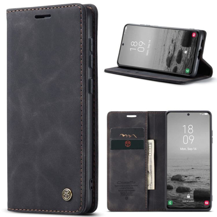 Samsung Galaxy S23 5G CaseMe 013 Wallet Flip Cover, Magnetic Closing Cover, Card Slots