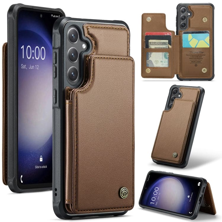 Samsung Galaxy S23+ CaseMe C22 Rear Wallet Cover with Card Slots - Image 9