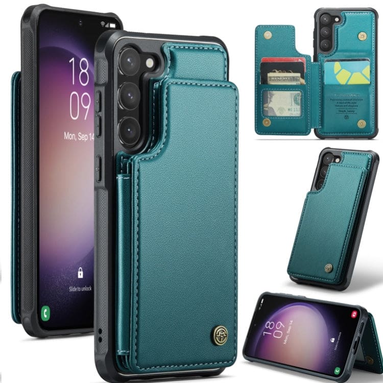 Samsung Galaxy S23 CaseMe C22 Rear Wallet Cover with Card Slots - Image 6