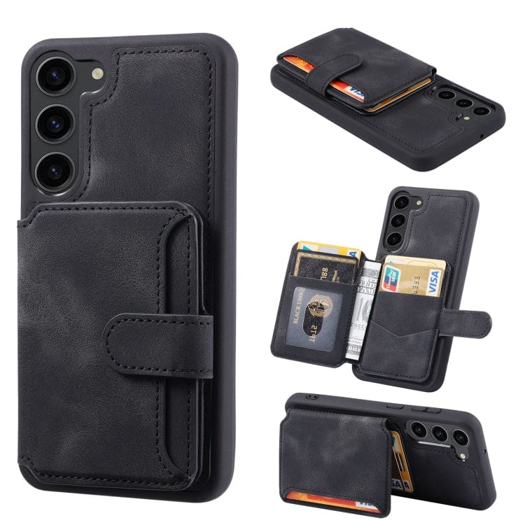 Samsung Galaxy S23 Deluxe Rear 5 Card Wallet Cover